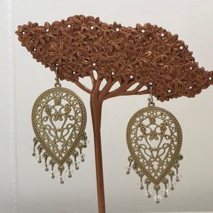 Gold plated earrings